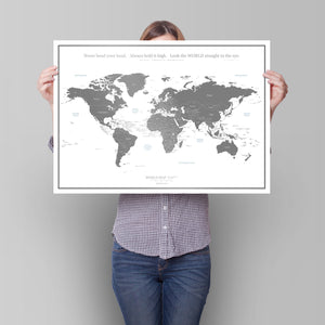 066 World map poster [ Type E ]
