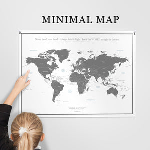 066 World map poster [ Type E ]