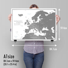 画像をギャラリービューアに読み込む, 069 Europe map poster A1 size

