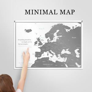 069 Europe map poster A1 size